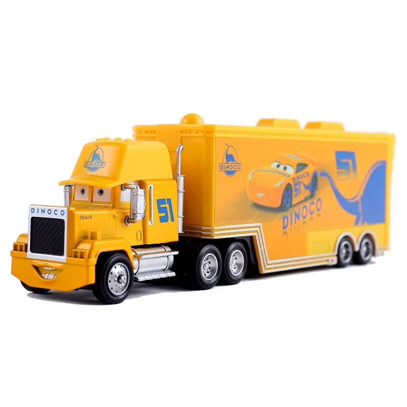 Disney Pixar Cars 2 3 Lightning McQueen Mack oncle Jackson Storm voiture camion 1:55 véhicule moulé sous pression jouets en métal cadeau pour enfants enfant