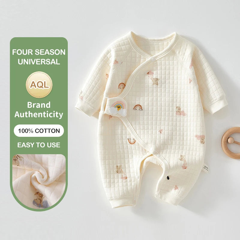 Ircomll nouveau-né bébé vêtements automne hiver chaud coton bébé barboteuses pyjamas pour filles garçons infantile vêtements de maison bébé vêtements