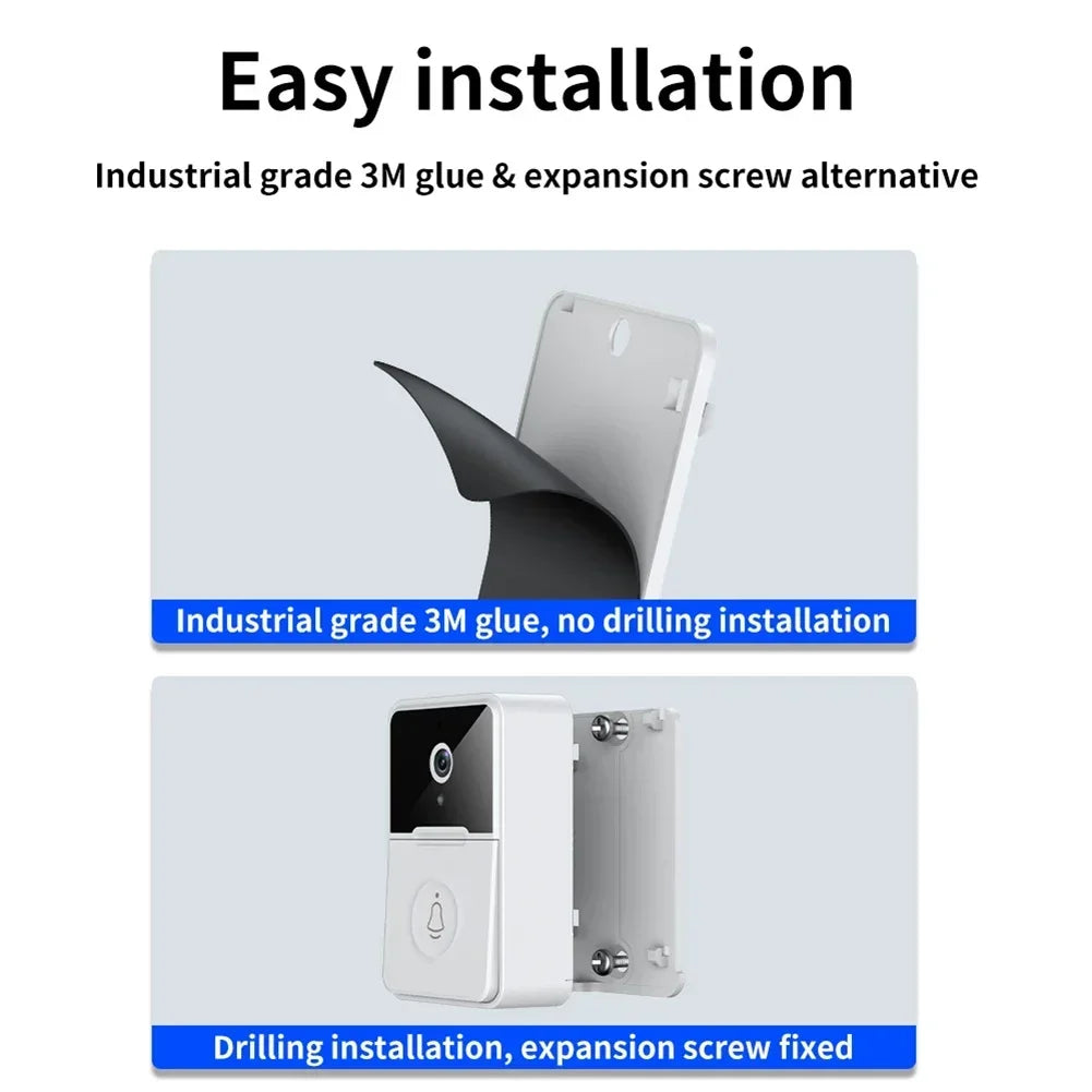 For Home Security Smart Home Security Camera Home Monitoring Easy Installation High-Quality ABS Material Technology