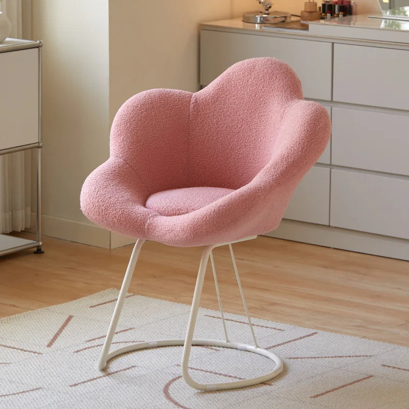 X & D-Tabouret de maquillage haut de gamme pour usage domestique, chaise de dossier de chambre à coucher pour femme, tabouret en spanol simple, luxe abordable, nouveau, chaud