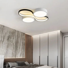 LED plafonnier circulaire chambre lumière nordique moderne minimaliste or lumière luxe Style chambre luminaires