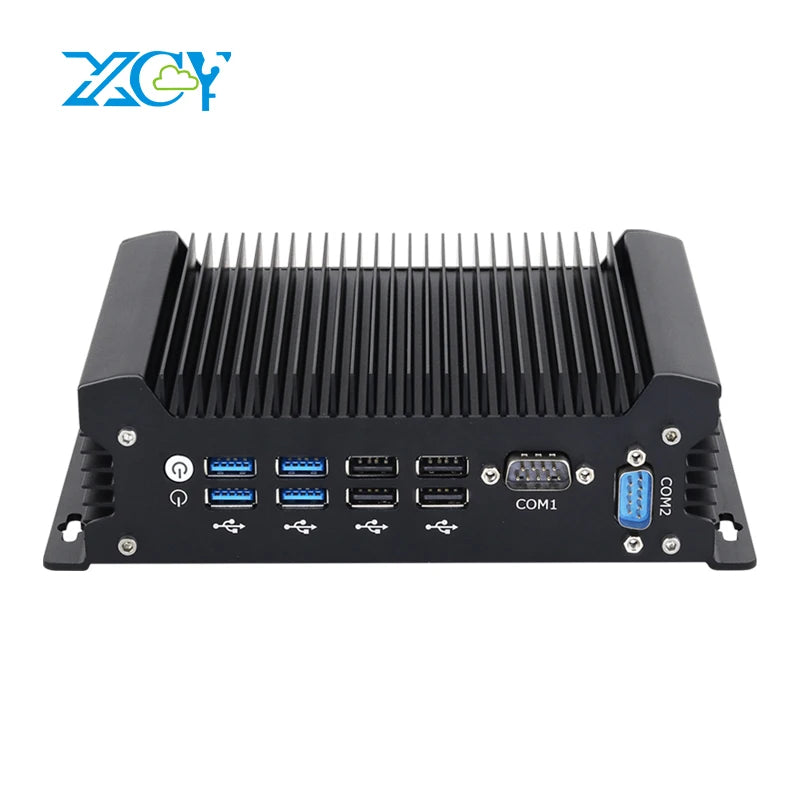 XCY – Mini PC industriel IoT sans ventilateur, Intel Core i5-1335U, 2x COM RS232 2x LAN 8x USB WiFi SIM 4G LTE Windows 10/11 Linux PXE WOL
