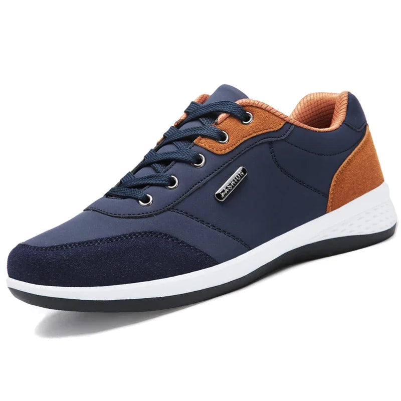 Cuir hommes chaussures baskets tendance chaussures décontractées confortable respirant loisirs hommes baskets chaussures antidérapantes hommes chaussures de sport