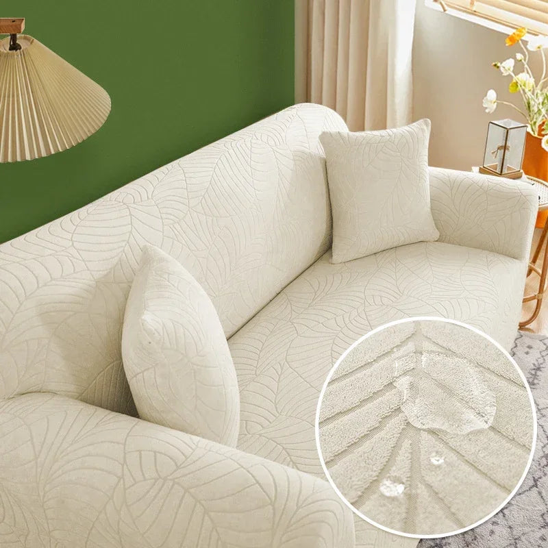 Housse de canapé Jacquard épaisse et imperméable, pour salon, 1/2/3/4 places, housse de canapé d'angle en forme de L