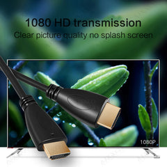 AIXXCO 0.5M 1.5M 1M 2M 3M 5M 10M 15M câble compatible HDMI plaqué or 1.4 1080p câbles vidéo 3D pour commutateur séparateur HDTV