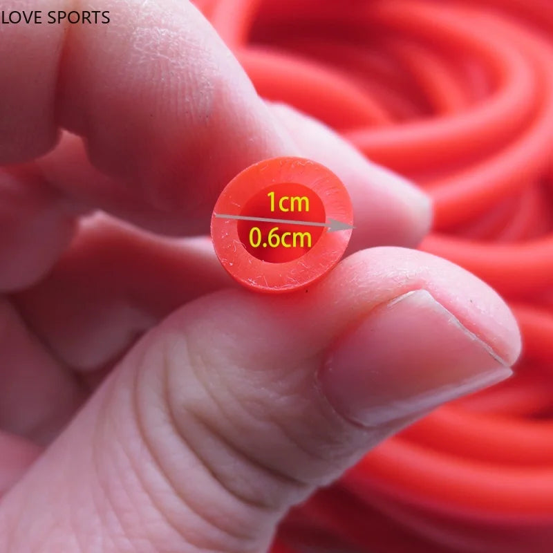 Bande de résistance de Fitness 1-5M, équipement d'entraînement, de gymnastique, diamètre 10mm, exercice de Fitness complet, corde en caoutchouc, cadeau