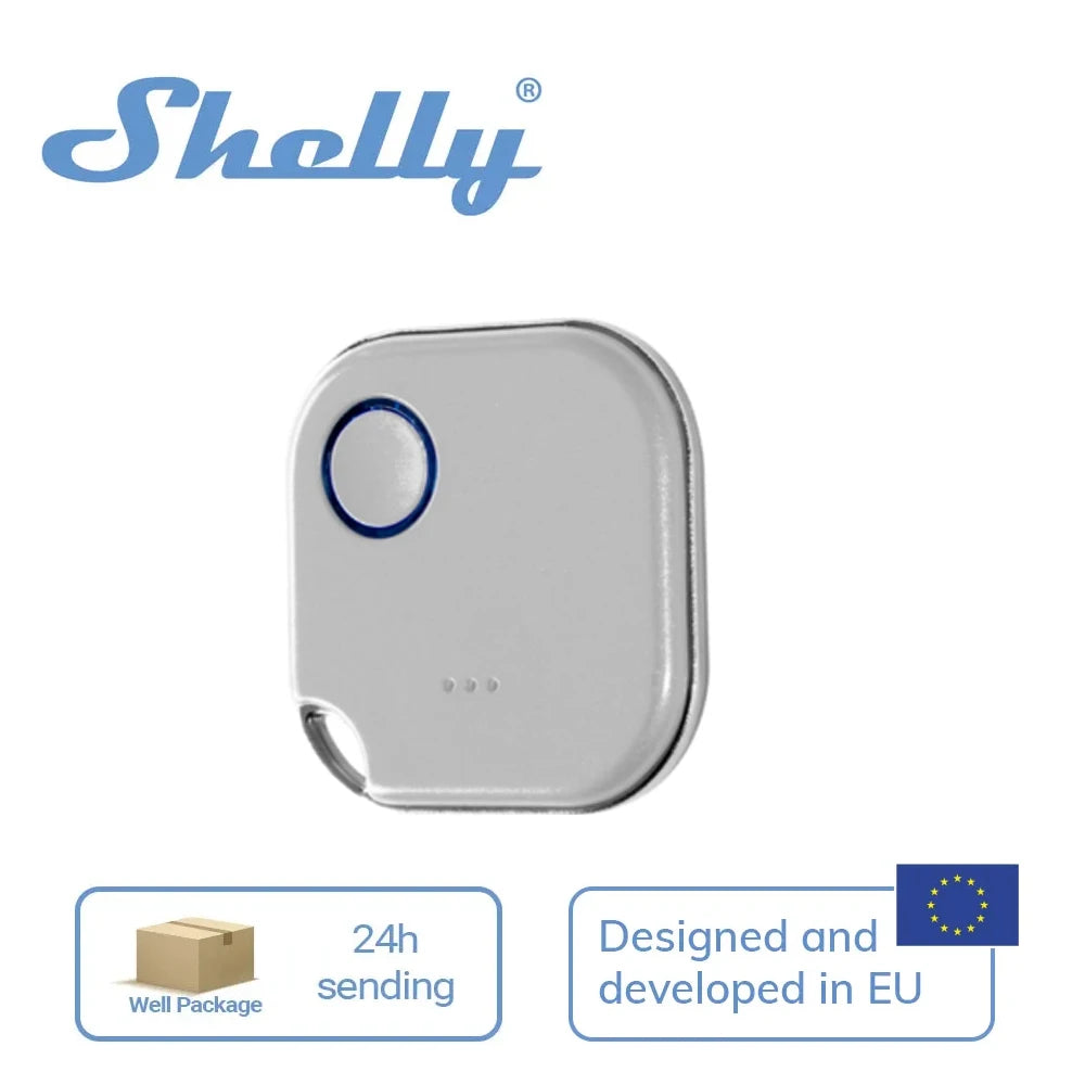 Shelly-Bouton d'activation des scènes d'action Bluetooth BLU Button1, technologie BLE, incompatible avec iOS