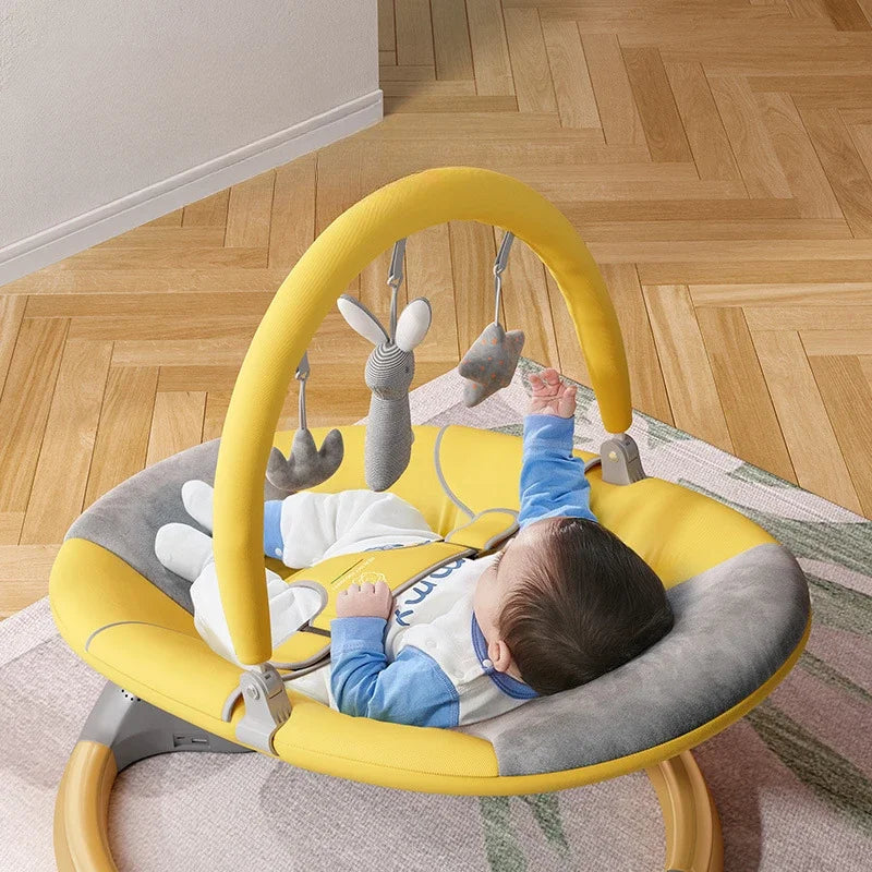 Chaise à bascule pour bébé, chaise apaisante, berceau électrique multifonctionnel pour bébé, berceau de couchage pour nouveau-né, balançoire électrique pour bébé
