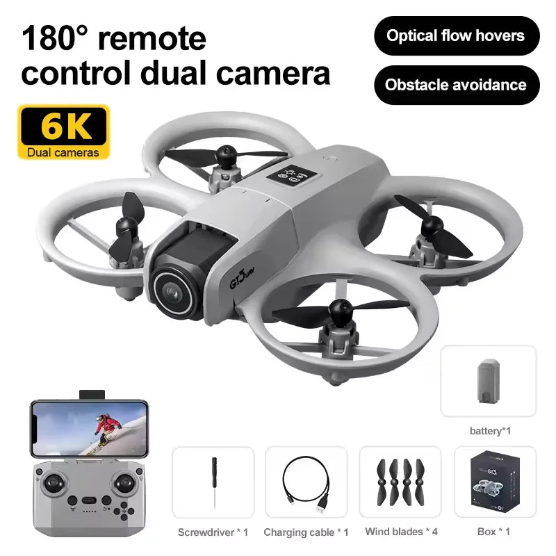 XIAOMI GT3 Drones GPS 8K Professionnel HD 180 °   Double caméra 5G WIFI moteurs sans balais évitement d'obstacles FPV quadrirotor pliable