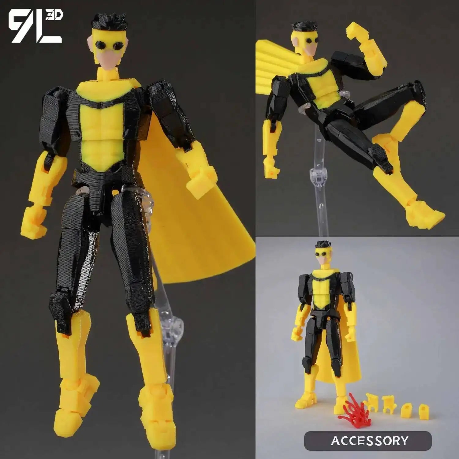 9L3D super-héros imprimés Invincible 2.0 Anime multi-articulé Shapeshift jouets figurines d'action cadeaux d'anniversaire pour les Fans d'anime Titan13