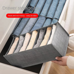 Organisateur de vêtements pantalons vêtements jean boîte de rangement armoire placard Organization sous-vêtements soutien-gorge chaussettes compartiment boîte armoire