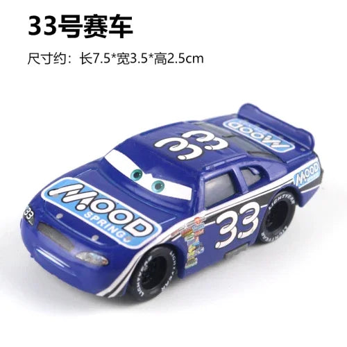 Tous les styles Disney Pixar Cars métal moulé sous pression voitures modèle Lightning McQueen alliage voiture numéro 4.19.28.36.51 101 série de course jouet