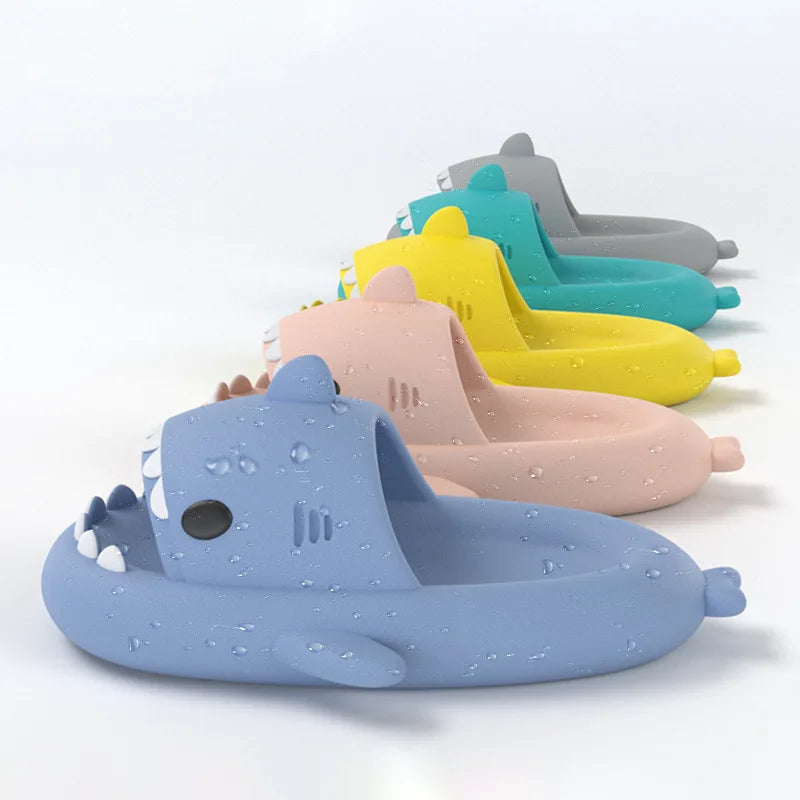 Pantoufles de requin pour femmes, palmes amovibles, tongs légères EVA pour hommes, plage d'été, Couple, sandales d'extérieur de requin