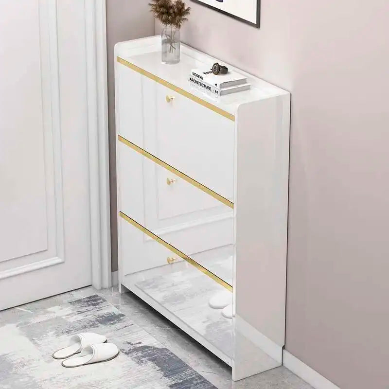 Étagère à chaussures peu encombrante armoires organisateur armoire d'entrée étagère à chaussures placards Meuble d'entrée De Rangement meubles De maison