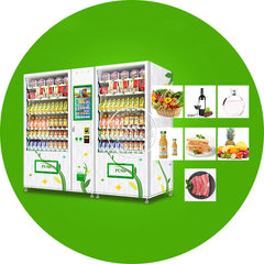 Distributeur automatique réfrigéré combiné pour aliments et boissons, bière, boissons froides, eau