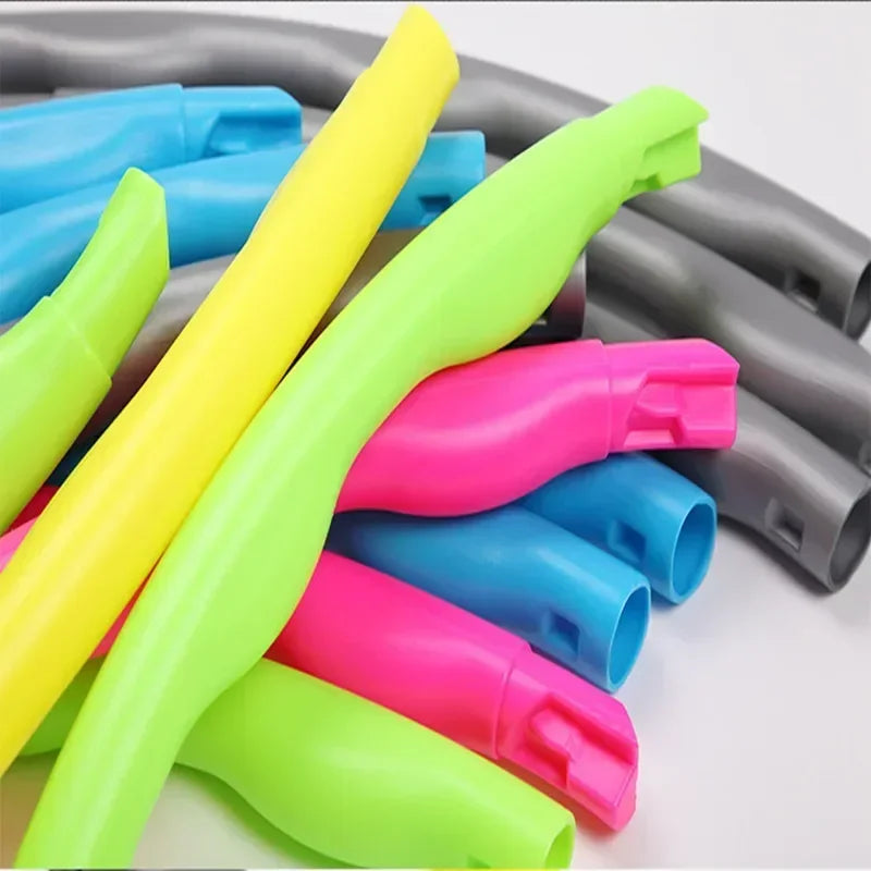 Cerceau de Sport Portable et détachable, 1x9/8/7 Sections, facile, outil de Fitness, de gymnastique, en plastique léger, anneau d'entraînement de taille, équipement d'entraînement