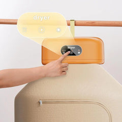 Sèche-linge électrique pliable avec sac, petit sèche-linge électrique, machine portable pour la maison, les voyages, l'appartement, le dortoir, 600W