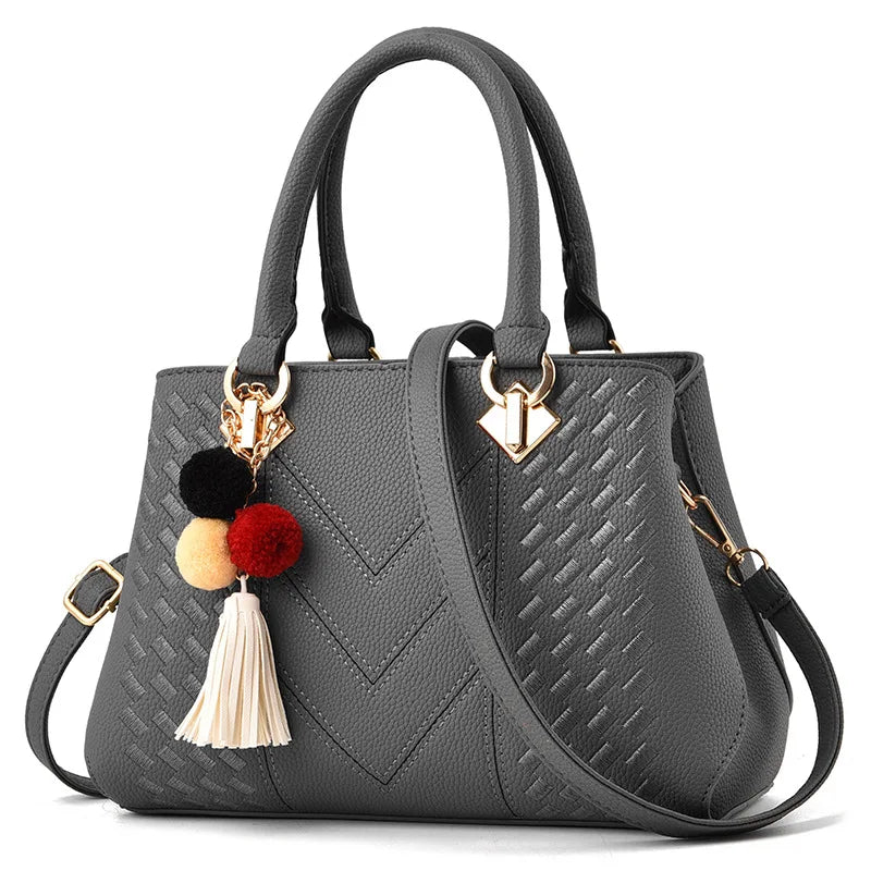 Sacs à Main Classiques en Cuir group pour Femme, Sacoches Vintage de Bonne Qualité, Fourre-Tout de Luxe pour Shopping