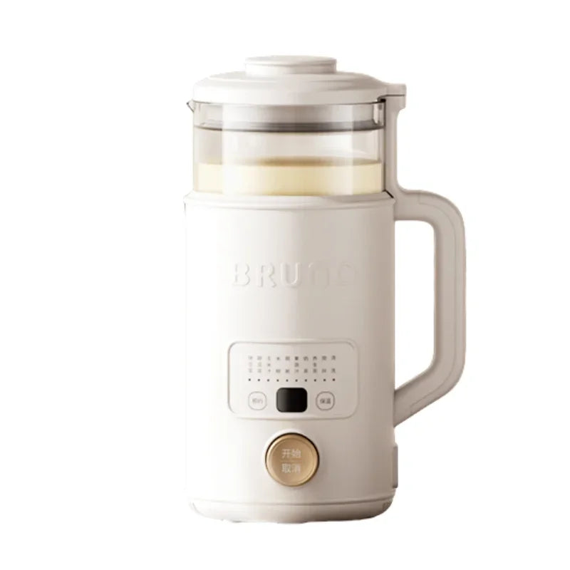 BRUNO-Mini mélangeurs à grande vitesse, machine à lait de soja et extracteur de jus, conservation de la chaleur, fonction de nettoyage automatique, 220V