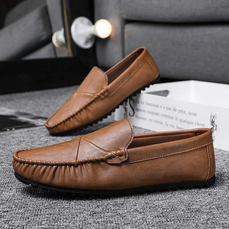 Chaussures Doudou, chaussures de conduite à une jambe, chaussures tendance de style coréen, chaussures décontractées à la mode, chaussures pour hommes