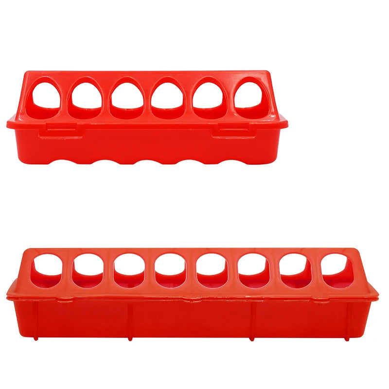 Fontaine d'alimentation jetable pour volaille, outils d'alimentation, poussin et oiseau, sol, 12-28 trous, 20 cm, 30 cm, 40 cm, 50cm, 1 pièce