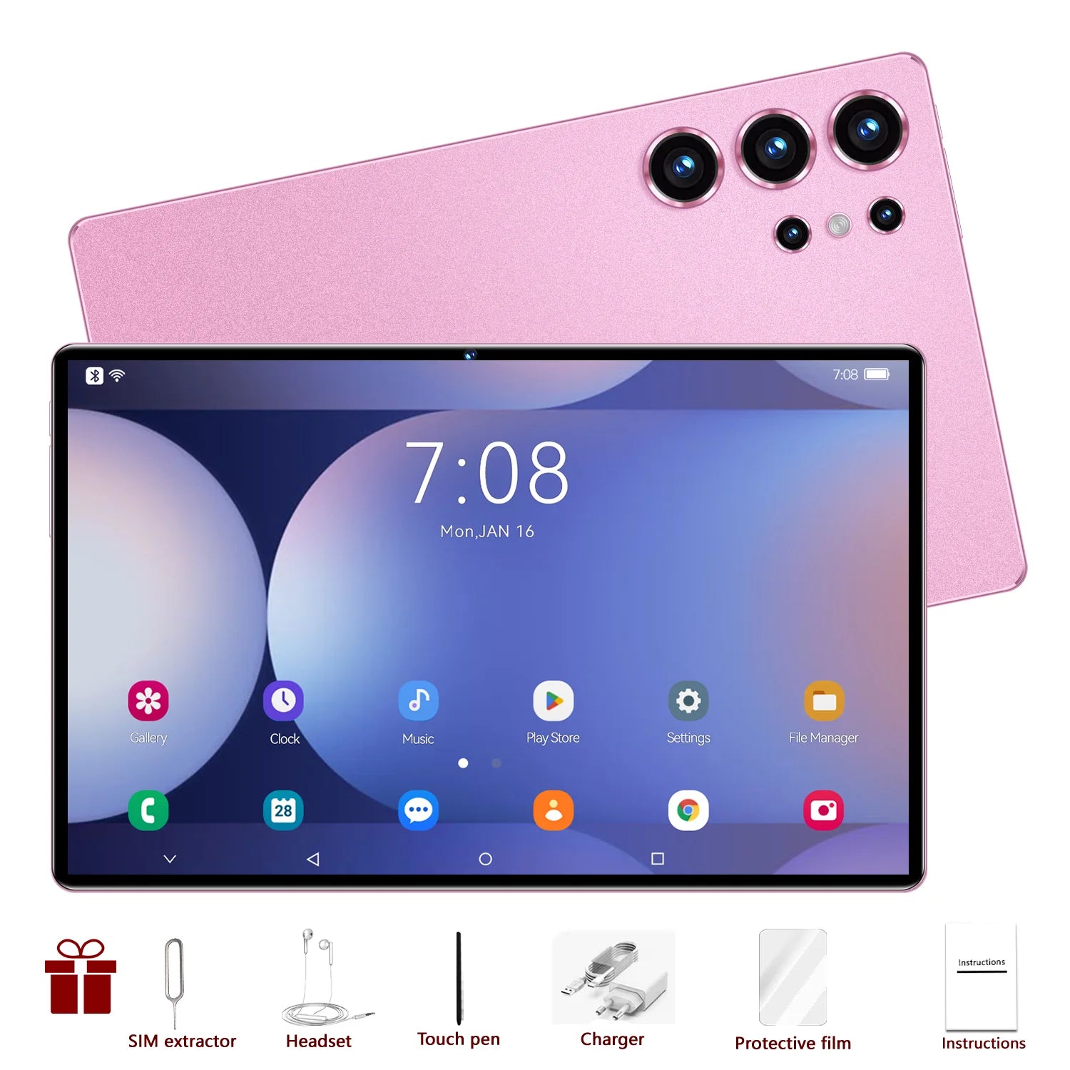 2025 S25 UItra tablette 22GB + 2T tablette Android 15 Snapdragon 8 Gen3 Tablette Version mondiale originale 5G double carte SIM WiFi