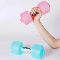 Haltères ajustables à eau pour perte de poids, 1kg, accessoires de gymnastique, équipement de fitness à domicile