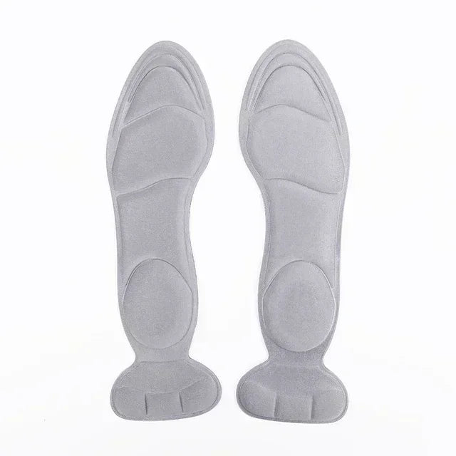 Semelles intérieures en mousse à mémoire de forme 7D pour femmes, chaussures à talons hauts 2 en 1, semelle intérieure antidérapante découpable, confortables et respirantes, coussinets de chaussures de Massage des pied