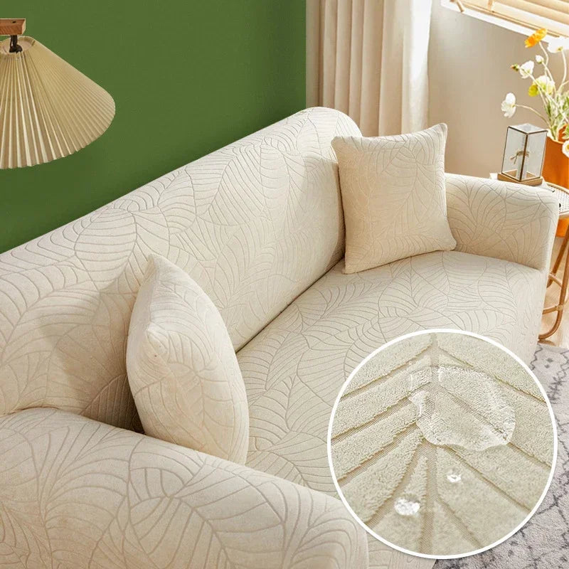 Housse de canapé Jacquard épaisse et imperméable, pour salon, 1/2/3/4 places, housse de canapé d'angle en forme de L