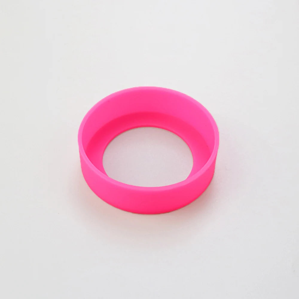 Couvercle inférieur de tasse en Silicone de 7cm, gaine de manchon de dessous de verre, anneau inférieur de tasse de 70MM, résistant à l'usure, couvercle inférieur incassable