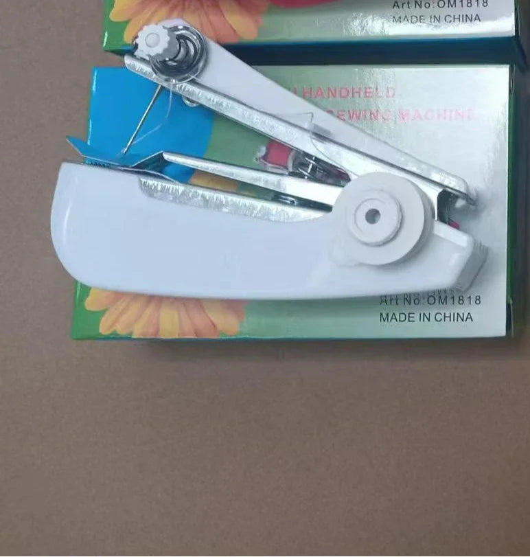 Mini Machine à coudre manuelle Portable de poche, tourisme de plein air, outils de filetage multifonctionnels faciles à la maison