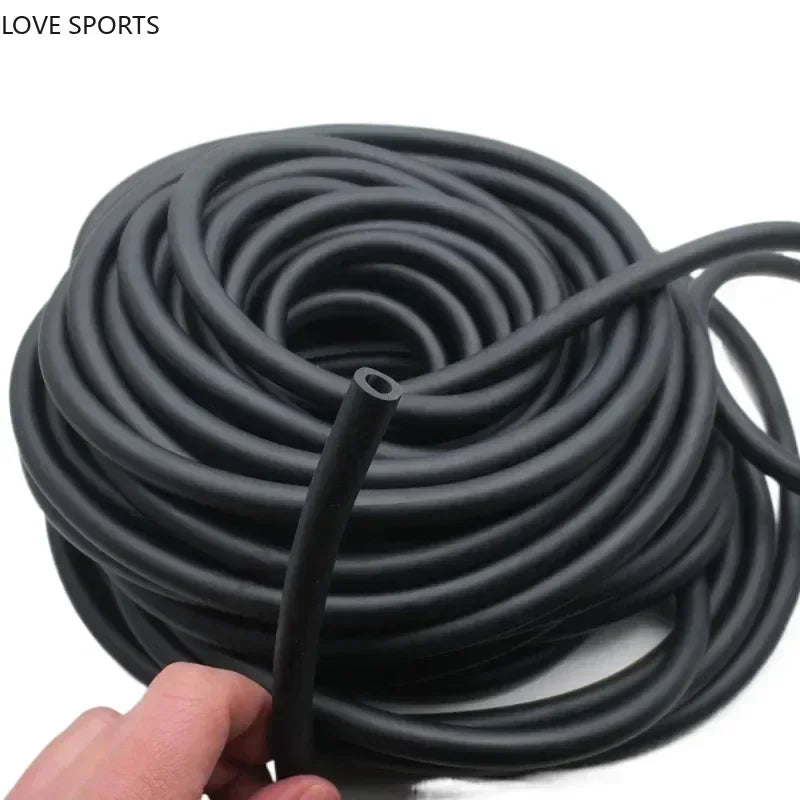 Bande de résistance de Fitness 1-5M, équipement d'entraînement, de gymnastique, diamètre 10mm, exercice de Fitness complet, corde en caoutchouc, cadeau