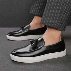 Chaussures d'été décontractées en cuir pour hommes, mocassins de conduite confortables, à enfiler, de fête, à la mode, italie