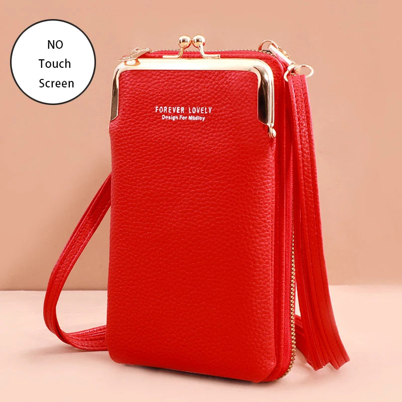 Buylor sac à main femme écran tactile sac à main pour téléphone portable sac à bandoulière femme pas cher petit portefeuille en cuir souple bandoulière сумка ж Dönusen