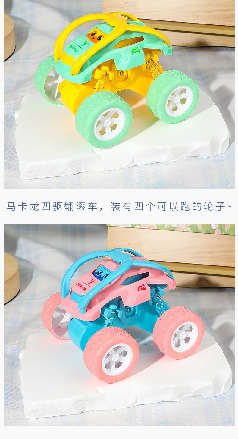 Voiture jouet à Rotation inertielle, voiture de cascade tout-terrain à quatre roues motrices, jouet pour garçons et tout-petits