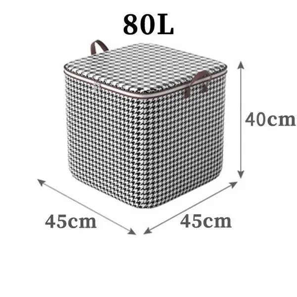 Boîte de rangement pliable Sac de rangement pour vêtements de couette Sacs de tri de couverture de grande capacité Armoire anti-poussière Organisateur de rangement sous le lit