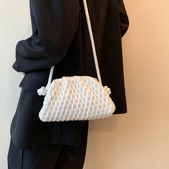 Sac messager en fil brodé pour femme, sac à main mignon, sac à bandoulière, pochette design, marque de luxe initiée, mode, 2022
