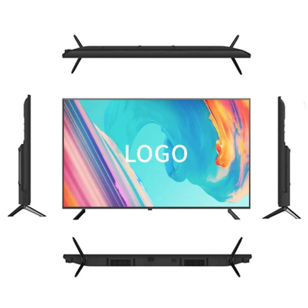 TV intelligente HD Android de 19 pouces avec WiFi, YouTube Netflix intégré, télévision numérique LED pour chambre à coucher, cuisine, hôtel