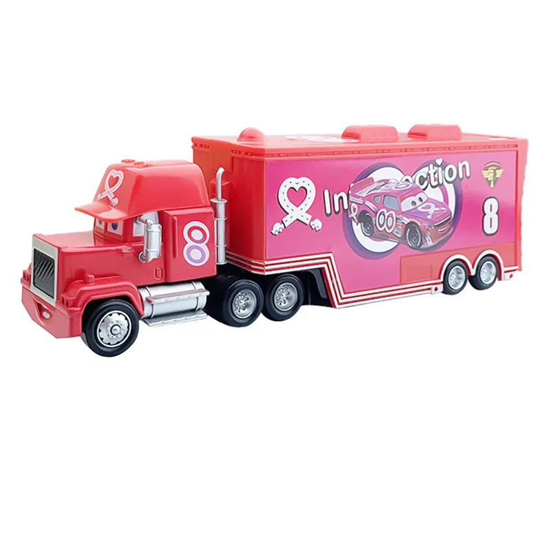 Disney Pixar Cars 2 3 Lightning McQueen Mack oncle Jackson Storm voiture camion 1:55 véhicule moulé sous pression jouets en métal cadeau pour enfants enfant