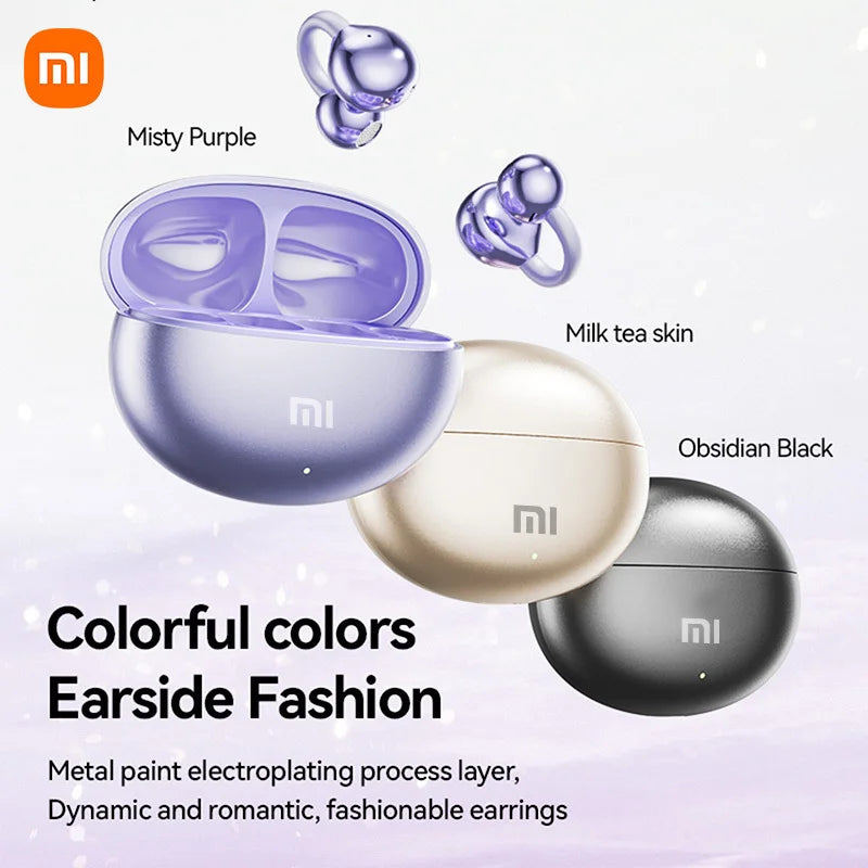 XIAOMI Mijia écouteur sans fil oreille ouverte M91 pince d'oreille ENC casque Bluetooth 5.4 HD appel contrôle tactile casque pour Android iOS