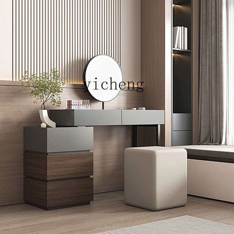 Zz – commode moderne simple en bois massif, armoire intégrée pour chambre à coucher, multifonctionnelle, petit appartement, table de chevet, maquillage