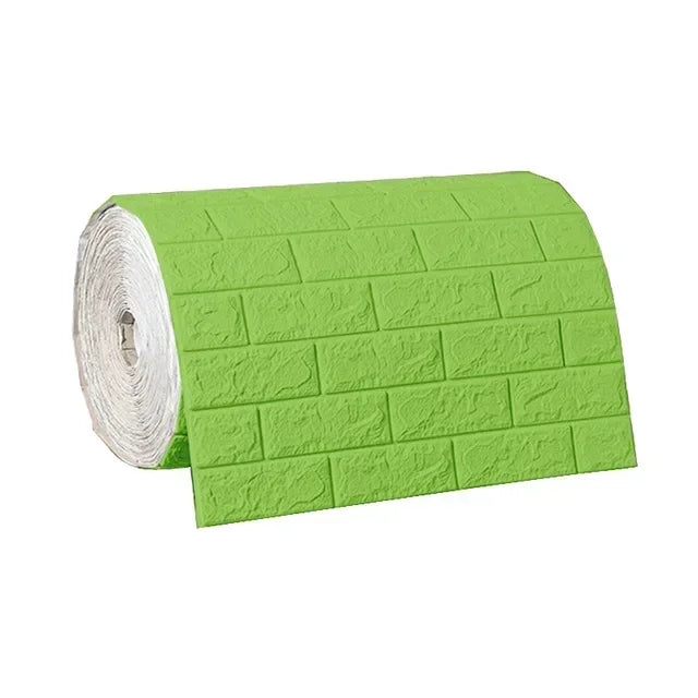 Papier peint auto-adhésif 3D en brique de mousse Antique, 70cm x 1/5/10m, décoration pour salon et chambre à coucher, autocollant mural 3d étanche