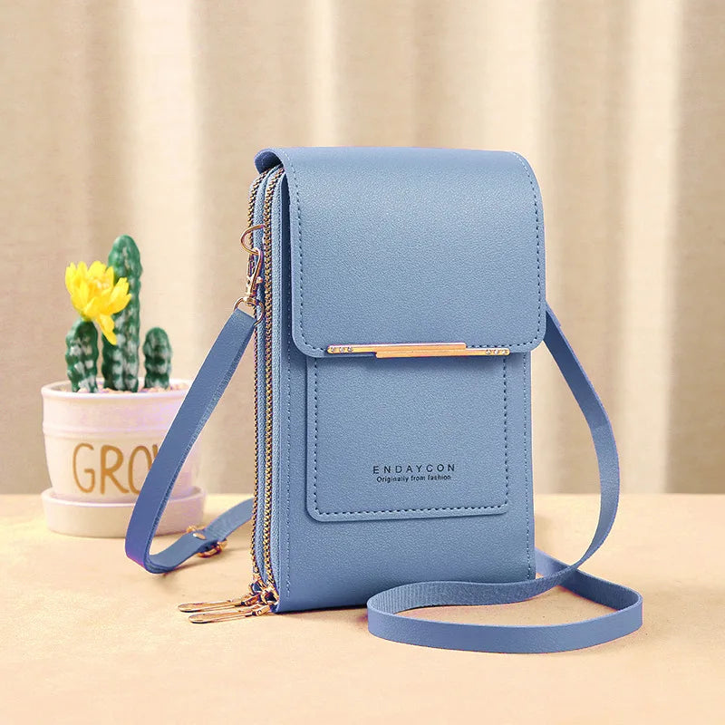 Buylor sac à main femme écran tactile sac à main pour téléphone portable sac à bandoulière femme pas cher petit portefeuille en cuir souple bandoulière сумка ж Dönusen