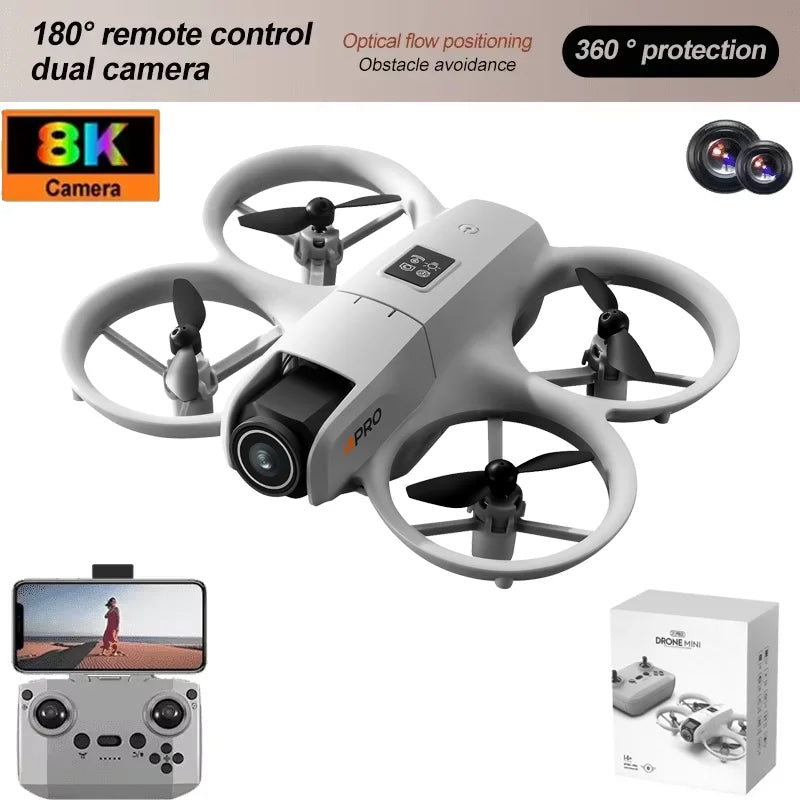 I1PRO Mini Drone professionnel 8K HD caméra Drone 5G WIFI FPV UAV avec écran télécommande évitement aérien quadrirotor jouet cadeau