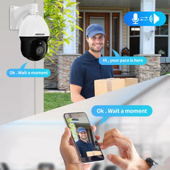 8MP 4K 30X Zoom camera video surveillance IMX415 IP extérieure PTZ Varifocal Onvif H.265 vitesse dôme sécurité POE deux voies Audio caméra de surveillance Protocole Hikvision