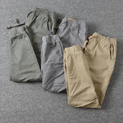 Pantalon de jogging élégant sport couleur Pure pantalon mince couleur unie homme Cargo pantalon hommes vêtements