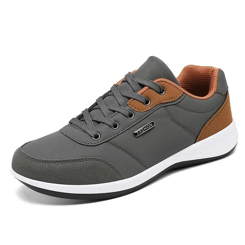 Cuir hommes chaussures baskets tendance chaussures décontractées confortable respirant loisirs hommes baskets chaussures antidérapantes hommes chaussures de sport