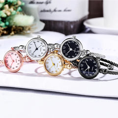 YIKAZE petit Bracelet en or montre de luxe en acier inoxydable rétro dames montre-Bracelet à Quartz mode décontracté mince chaîne montres