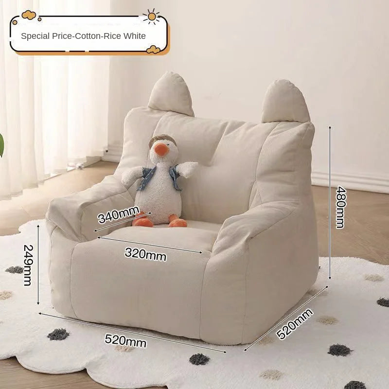 Canapé simple chaise siège de dessin animé bébé canapé enfants canapé mignon paresseux pouf écologique épaissi Portable canapé chaise