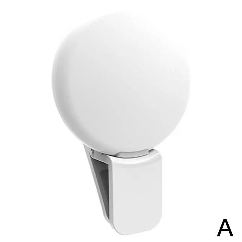 Mini lumière de remplissage pour selfie, vidéoconférence, aste, 3modes, luminosité réglable, clip, téléphone portable, ordinateur